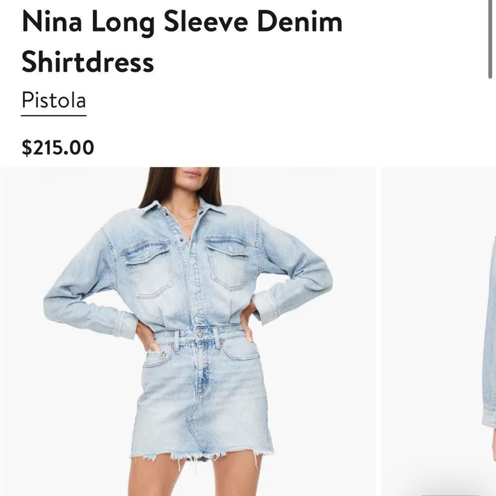 PISTOLA denim dress - Picture 3 of 7